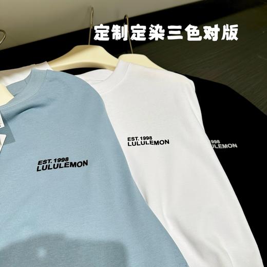 点此购买 lululemon棉混纺男女款三色植绒圆领T恤 dd 285494 商品图13