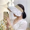【灵活穿戴！一件顶两件】防晒帽女夏季防紫外线双面贝壳帽遮阳帽空顶太阳帽子夏天大檐骑车，贝壳立体造型设计，空间曲面增大对烈日强光的遮挡面积。-ry 商品缩略图4