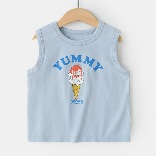 【卡通印花休闲背心】男童纯棉背心夏装夏款童装儿童宝宝小童右欧无袖T恤夏季潮 商品图11