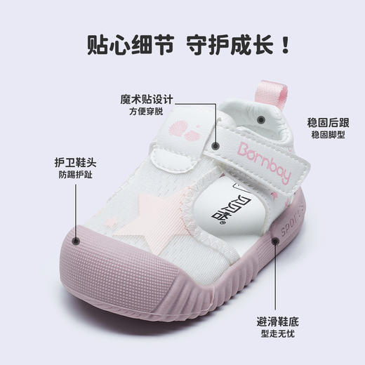 24年新款宝宝鞋男女童夏季凉鞋学步鞋ZB2DX007 商品图4