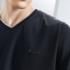 【含桑蚕丝】柒牌短袖T恤男2024夏季新款时尚休闲拼接撞色V领体恤	126T71780 商品缩略图2