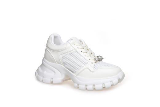 豪麟名鞋奥莱迪嘉女鞋时尚老爹鞋牛皮革DJXXA41WX020白色  原价1960元 商品图0