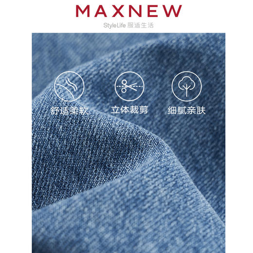 【短裤】男装凉感合身经典牛仔五分裤 1N2114301 商品图4