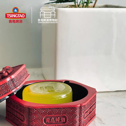 #新品#青岛啤酒博物馆 漆盒酵母精油皂 青岛啤酒 官方文创 商品图2