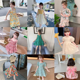 39.9元/条儿童纯棉连衣裙雪纺旗袍裙女童裙子夏季