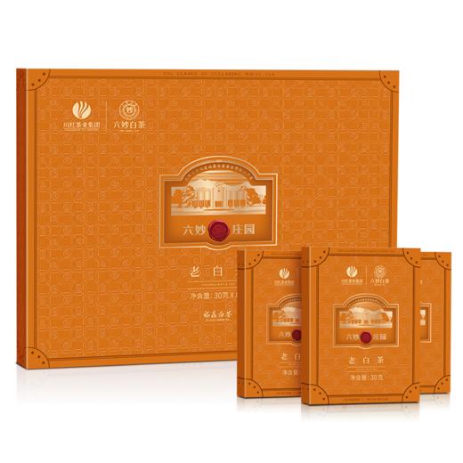 川红茶业&六妙白茶紧压福鼎庄园茶三年寿眉茶叶礼盒送礼30g*8盒 商品图5