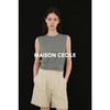 MAISON CECILE必入款/百搭三色真丝羊毛显比例针织背心 商品缩略图4