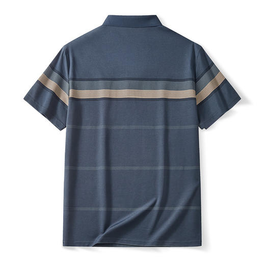 【凉感冰丝】罗蒙男士商务polo衫男短袖夏季中老年爸爸装t恤男短袖 商品图4