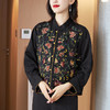 TZF-全幅刺绣带衬里短外套中国风复古小外套 商品缩略图2