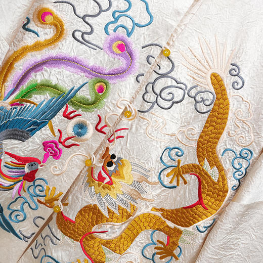 复古民族风改良唐装衬衫，国潮刺绣中国风立领外套上衣OG-A9723 商品图3