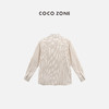 COCO ZONE2024复古单排扣POLO领衬衫气质百搭长袖上衣24C10371 商品缩略图1