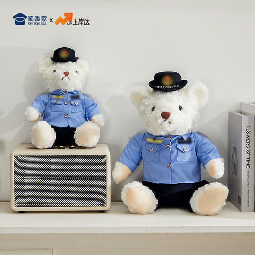 【综合执法熊】创意坐姿小熊毛绒公仔儿童玩偶摆件 商品图8