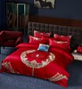 利路米高端婚庆大红色龙凤婚房全棉喜被六件套--锦绣良缘 商品缩略图0