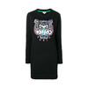 KENZO 高田贤三 女士大虎头徽标棉质长袖卫衣裙 黑色 F952 RO835 4XA 99 商品缩略图0