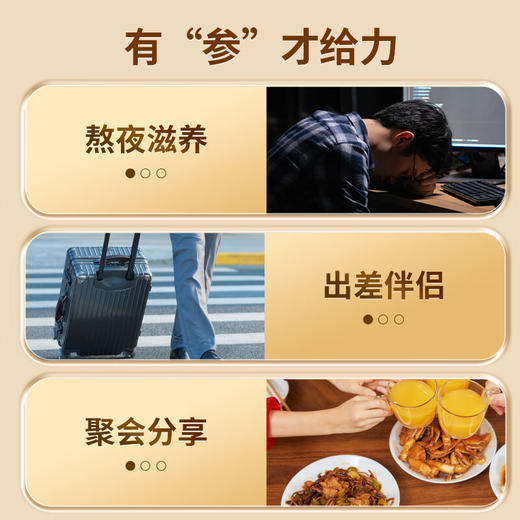 【正宗同仁堂品牌】北京同仁堂 西洋参铁皮石斛枸杞茶 120g（10克X12）礼盒装   温润滋养 独立小罐 SY 商品图5