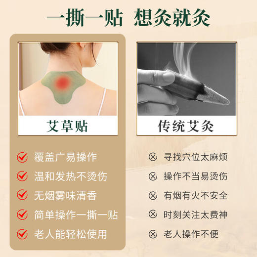 【官方正品】云南白药泰邦艾草贴肩周颈椎膝盖热敷贴膏 商品图1
