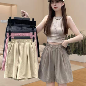 【超显瘦❗️山本五分A字短裤】高腰显高，拉出长腿，又A又飒又帅又美❗️女夏季新款薄款外穿宽松休闲阔腿直筒中裤子