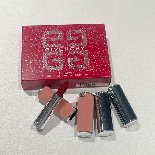 GIVENCHY纪梵希口红四件套臻选礼盒1.5g*4支「内含：粉丝绒N37+粉丝绒N17+小羊皮N37+小羊皮N116」 商品图3