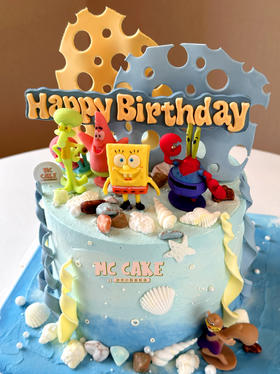 派大星\海绵宝宝玩具蛋糕