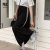 P&X设计师女装 垂感时尚百搭运动半身长裙 824107891 黑色 商品缩略图1