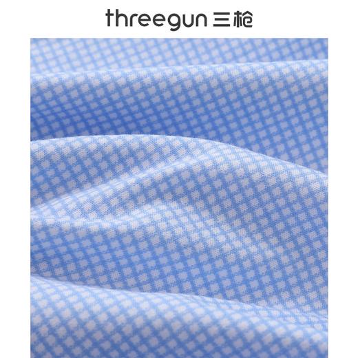 Threegun三枪 【时尚弹力】小方领长袖男士衬衫-81601A911 商品图3