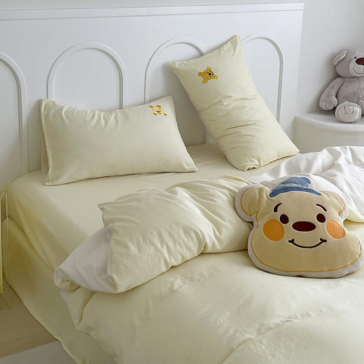 迪士尼A类母婴级刺绣四件套-维尼熊 商品图5