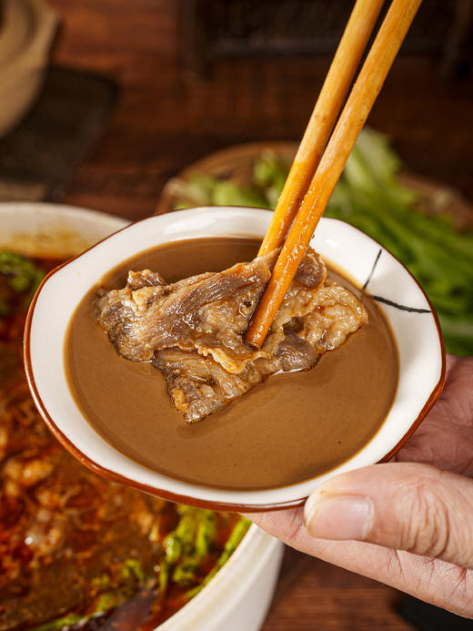 老北京特产！【芝麻酱/二八酱】传统石磨工艺 20%的白芝麻 80%的花生 拌凉皮 拌凉面 火锅蘸料 一切皆可拌 商品图6