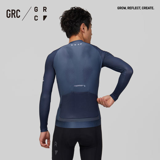 GRC桀骜无尽春夏新款cmyk系列控温方块男士长袖公路自行车骑行服 商品图2