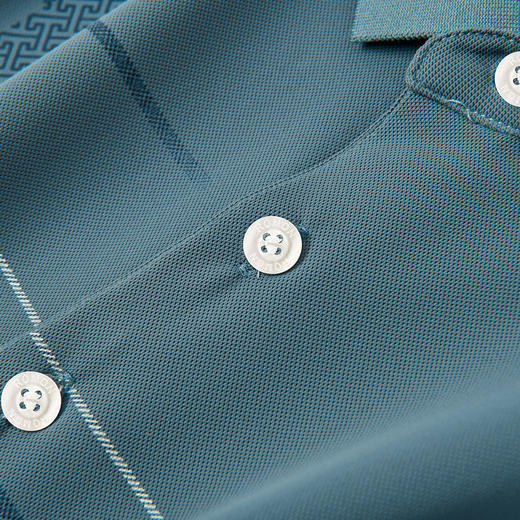 【珠地网眼】罗蒙男士冰丝t恤男短袖男夏季薄款透气速干polo衫男短袖 商品图7