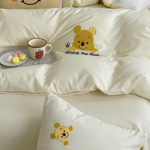 迪士尼A类母婴级刺绣四件套-维尼熊 商品图11