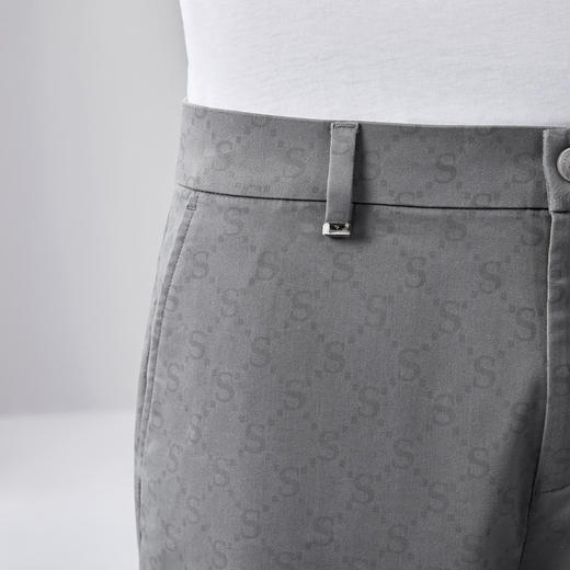 【含莱赛尔】柒牌短裤男士2024夏季新款时尚潮流字母满印直筒裤子	126H72770 商品图2