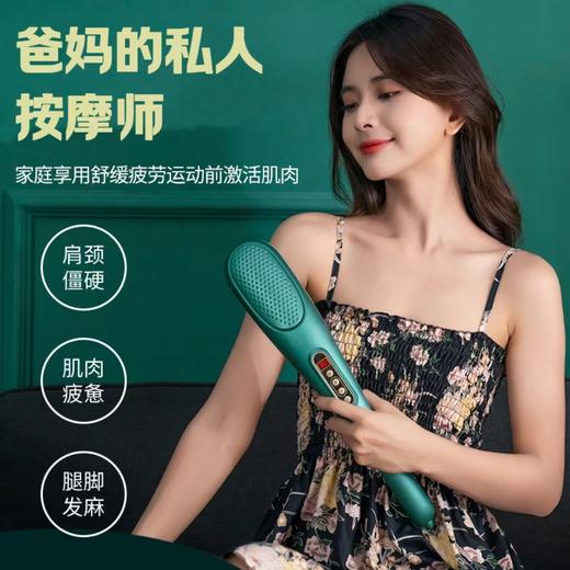 礼品【海豚手持电动按摩棒 经络拍打棒】肩颈敲打颈椎腰部经络捶背器 送礼父亲节送朋友 商品图0