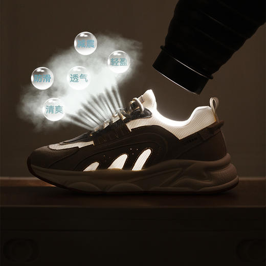 男士隐形增高鞋男6厘米夏季网面内增高男鞋跑鞋时尚休闲潮 商品图1