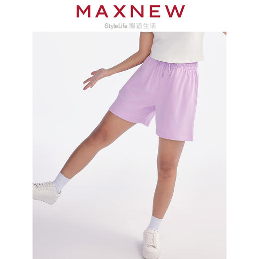 【短裤】女装MAX柔棉多彩休闲运动短裤 1N2224102 商品图1