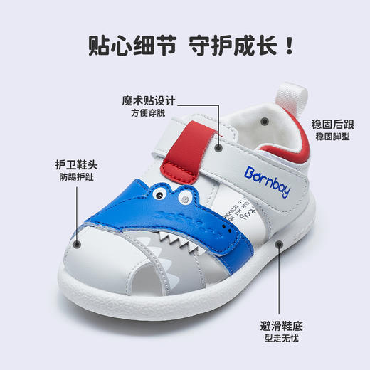 24年新款男童夏季凉鞋学步鞋ZB2DX006 商品图4