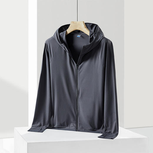 【原纱防晒衣 夏季冰丝防紫外线】针织防晒服男皮肤衣外套 强透气防晒服 防晒不闷热 国庆出游 端午节 商品图6