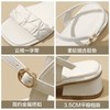 ZHR则则凉鞋女2024新款夏季一字带中跟鞋网红ins公主风粗跟凉鞋女 商品缩略图2