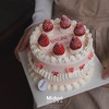 手绘草莓蛋糕 | 粉红系列 可爱 甜美-低糖处理无添加 商品缩略图0