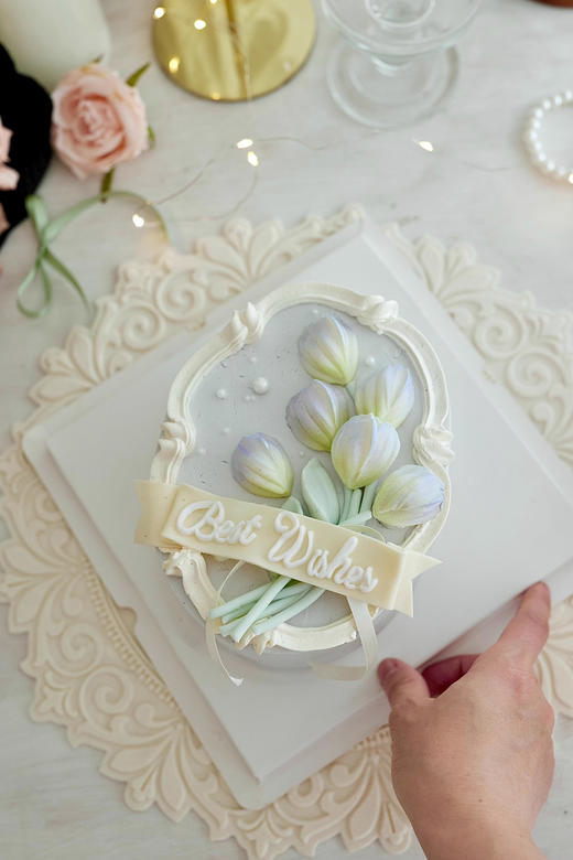 郁金香仙女蛋糕（蓝色或者粉色请备注） 商品图1