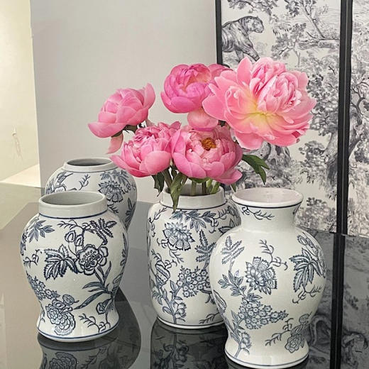 手绘青花瓷花瓶【我有一斛春，不知赠何人】简小姐精选手绘青花瓷花瓶 下单5天内发货 商品图0