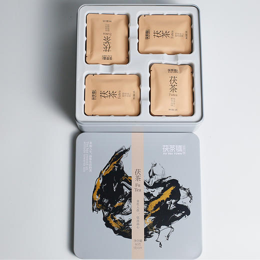 拍一发二】茯生记 茯茶礼盒茯茶镇】陕南优质一级大叶种黑毛茶 商品图3