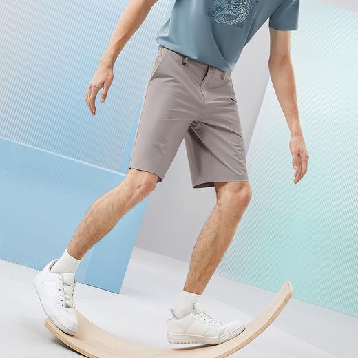 【速干】柒牌男士休闲短裤2024夏季新款商务百搭轻薄直筒透气男裤	126H70690 商品图1