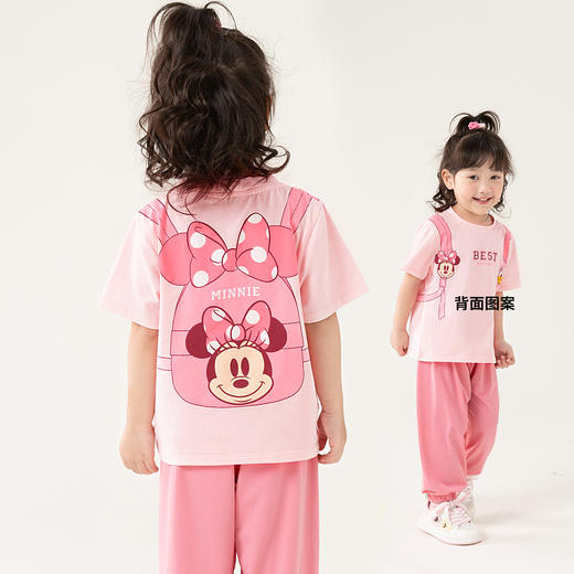 迪士尼24年女童短袖套装ZD2DT024 商品图3