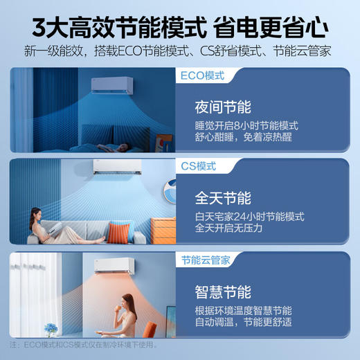 美的（Midea）空调 1.5匹 风尊 旗舰版 新一级能效 变频冷暖 独立除湿 壁挂式挂机 智能家电 KFR-35GW/N8MXC1A 商品图5