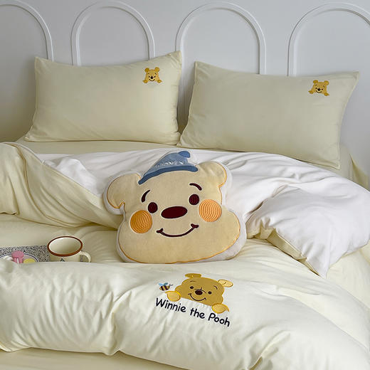 迪士尼A类母婴级刺绣四件套-维尼熊 商品图12