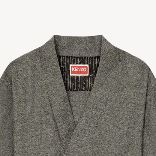 KENZO 高田贤三 男士混纺羊毛外套 灰色 FC62 VE032 9RD 98 商品图2