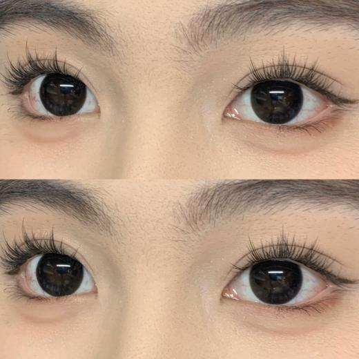 favorrbeauty 年抛 梦回女高 14.5/13.9 美瞳两片装 黑色大直径 少女感 白开水初恋眼 商品图4