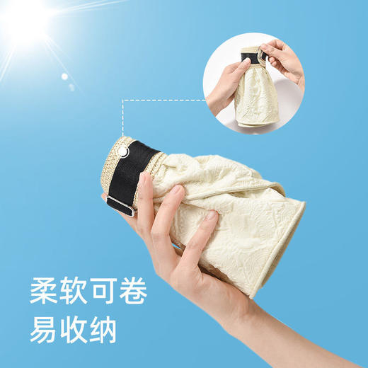 【灵活穿戴！一件顶两件】防晒帽女夏季防紫外线双面贝壳帽遮阳帽空顶太阳帽子夏天大檐骑车，贝壳立体造型设计，空间曲面增大对烈日强光的遮挡面积。-ry 商品图3