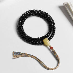 【经典】108颗椰蒂蜜蜡南红文玩手串 精心选品 手工打蜡