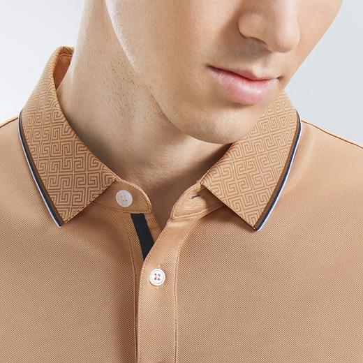 【不变形领】【不变形领】柒牌短袖polo衫男2024夏季新款商务休闲印花翻领T恤	126T70720 商品图2